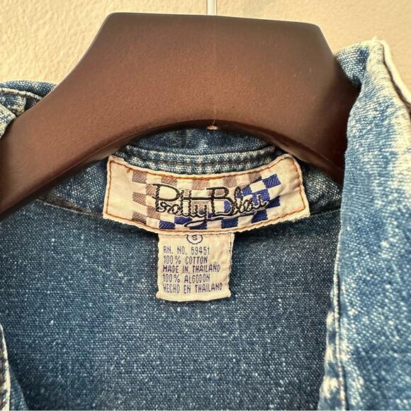 Pretty Bleu Vintage Western Denim Button Up Size Small - Picture 6 of 7